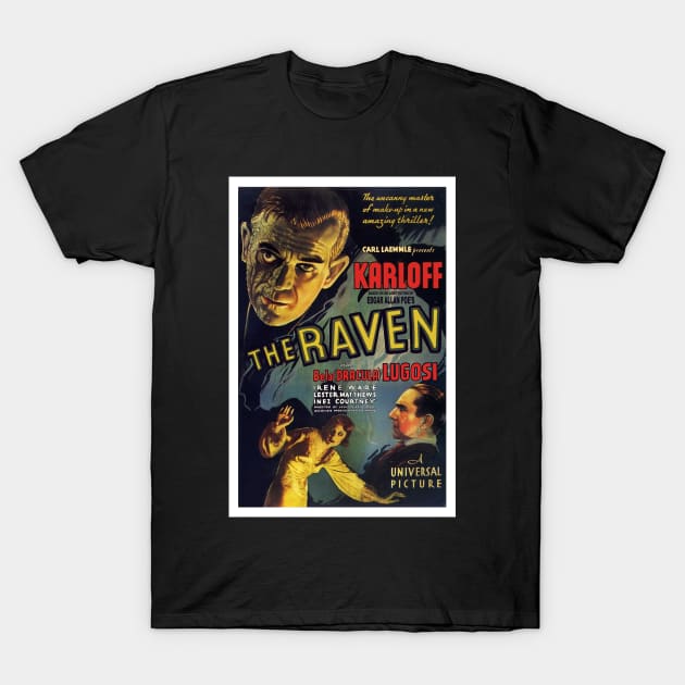 The Raven - Karloff T-Shirt by RockettGraph1cs